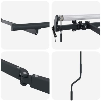 Рамка за сенник Антрацит 2.5 x 2 m Метал