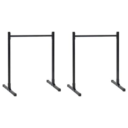 Станции за дупки 2 pcs Черно 109 x 90 x 105 см