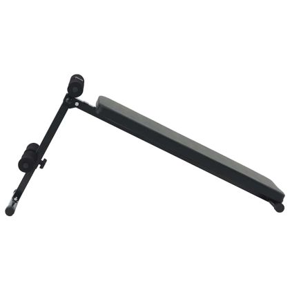 Бенч за седящи преси Черно 124 x 33.5 x 55 см