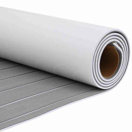 Корабно покритие Светлосиво и бяло 240 x 90 см EVA пяна