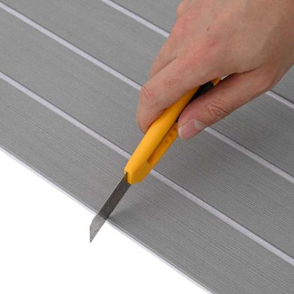 Корабно покритие Светлосиво и бяло 240 x 90 см EVA пяна