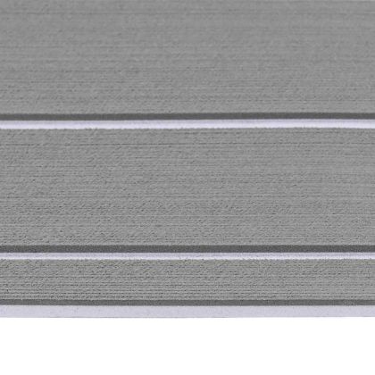 Корабно покритие Светлосиво и бяло 240 x 90 см EVA пяна