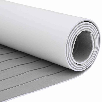 Корабно покритие Светлосиво и бяло 240 x 60 cm EVA пяна