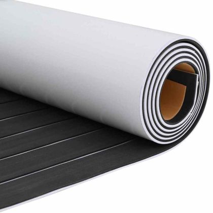 Корабно покритие тъмносиво и бяло 240 x 60 cm EVA пяна