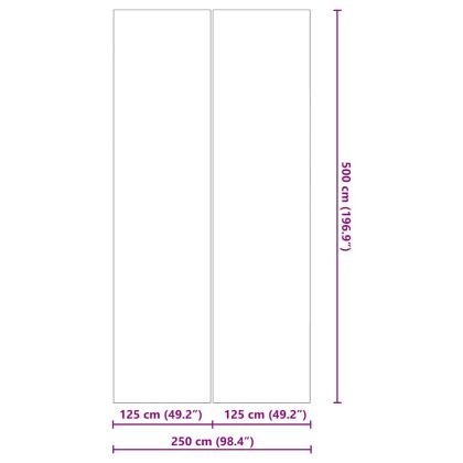 Покривало за дъното на басейна Друг Черно 500 x 250 cm