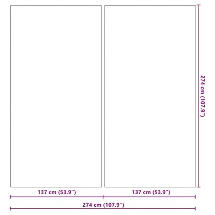 Покривало за дъното на басейна Черно 274 x 274 см