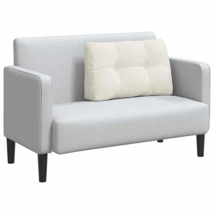 Възглавница за гръб Крем 80 x 24 x 50 см Кадифе