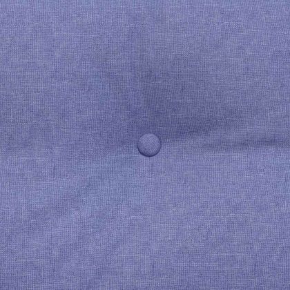 Възглавница за гръб Дънково син 120 x 24 x 50 см текстил