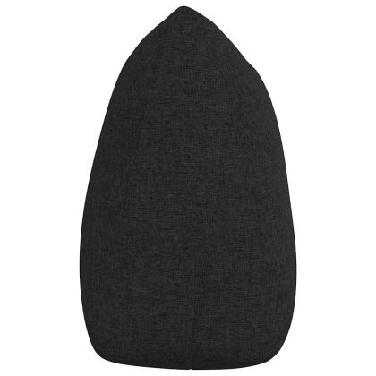 Възглавница за гръб Черно 140 x 24 x 50 см текстил