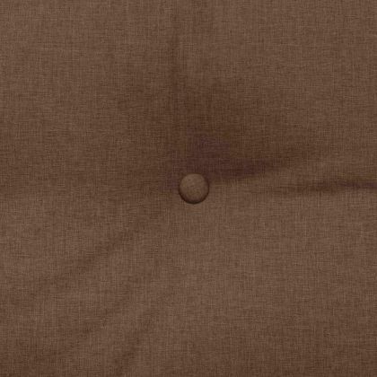 Възглавница за гръб Кафяво 140 x 24 x 50 см текстил