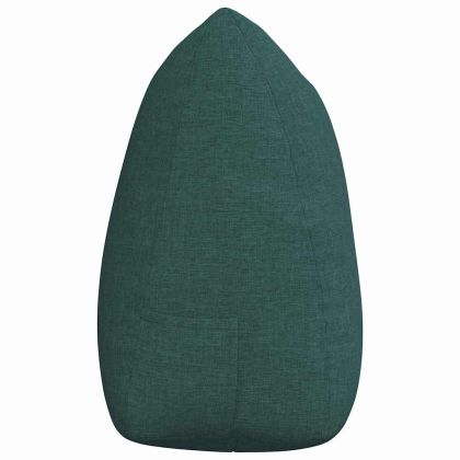 Възглавница за гръб Тъмен зелен 140 x 24 x 50 см текстил