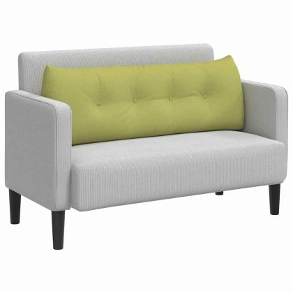 Възглавница за гръб Светло зелено 140 x 24 x 50 см текстил