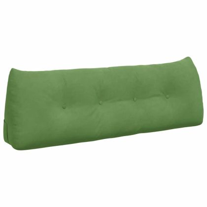 Възглавница за гръб Светло зелено 140 x 24 x 50 см Кадифе