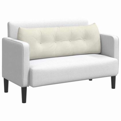 Възглавница за гръб Крем 140 x 24 x 50 см Кадифе