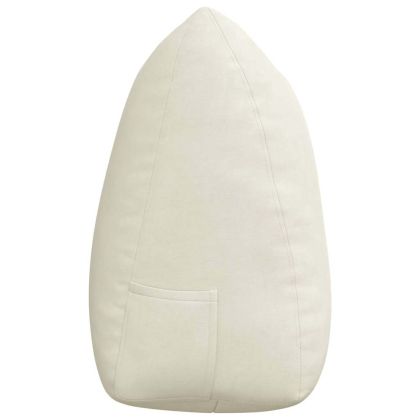 Възглавница за гръб Крем 140 x 24 x 50 см Кадифе