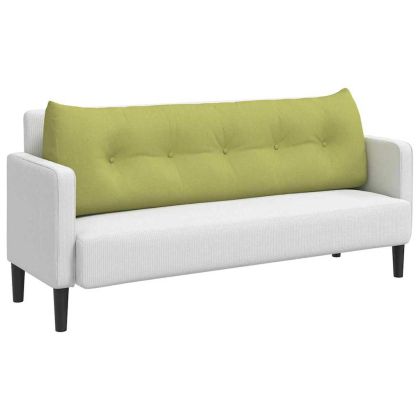 Възглавница за гръб Светло зелено 160 x 24 x 50 см текстил