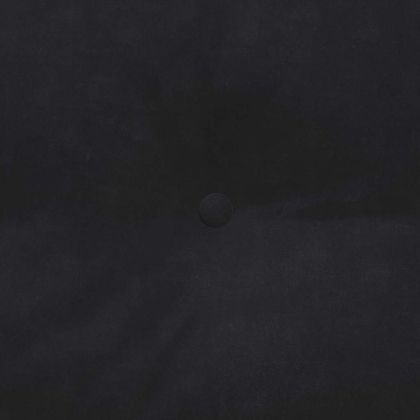 Възглавница за гръб Черно 160 x 24 x 50 см Кадифе