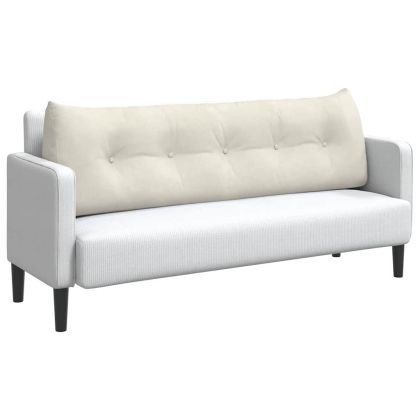 Възглавница за гръб Крем 160 x 24 x 50 см Кадифе