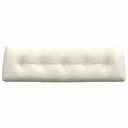 Възглавница за гръб Крем 160 x 24 x 50 см Кадифе