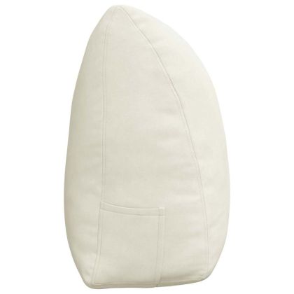 Възглавница за гръб Крем 160 x 24 x 50 см Кадифе