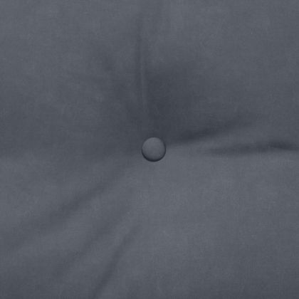 Възглавница за гръб Тъмен сив 180 x 24 x 50 см Кадифе