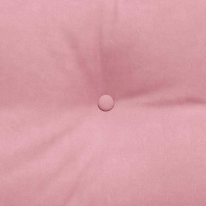 Възглавница за гръб Розово 180 x 24 x 50 см Кадифе