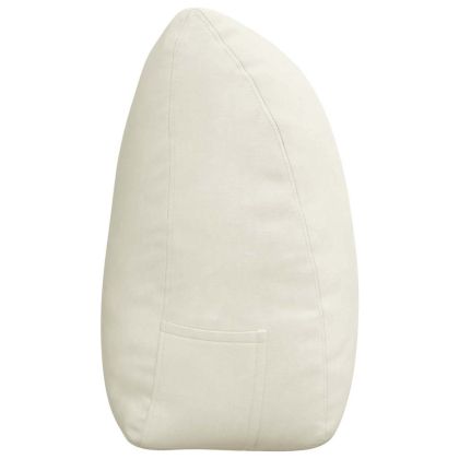 Възглавница за гръб Крем 180 x 24 x 50 см Кадифе