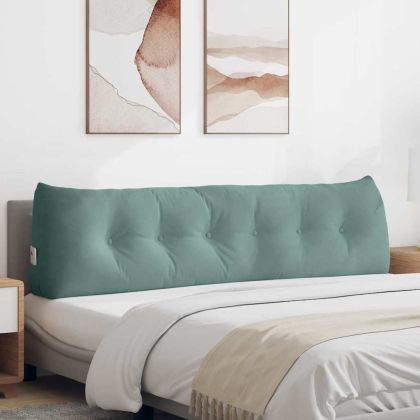 Възглавница за гръб Морско зелено 180 x 24 x 50 см Кадифе
