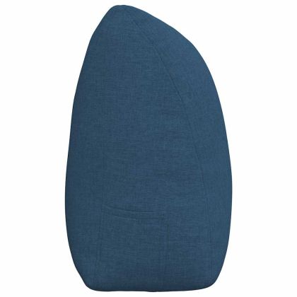Възглавница за гръб Синьо 200 x 24 x 50 см текстил