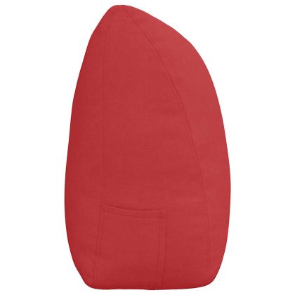 Възглавница за гръб Червено 200 x 24 x 50 см текстил