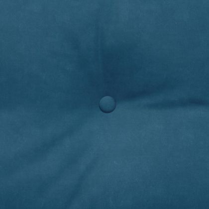 Възглавница за гръб Синьо 200 x 24 x 50 см Кадифе