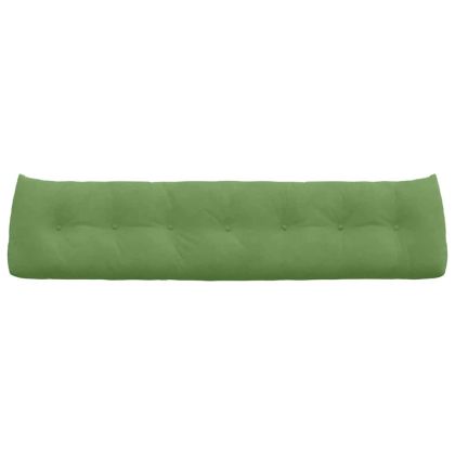 Възглавница за гръб Светло зелено 200 x 24 x 50 см Кадифе