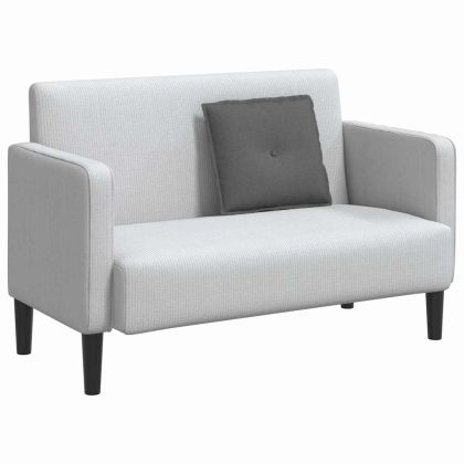 Възглавница за гръб Тъмен сив 50 x 19 x 45 см текстил