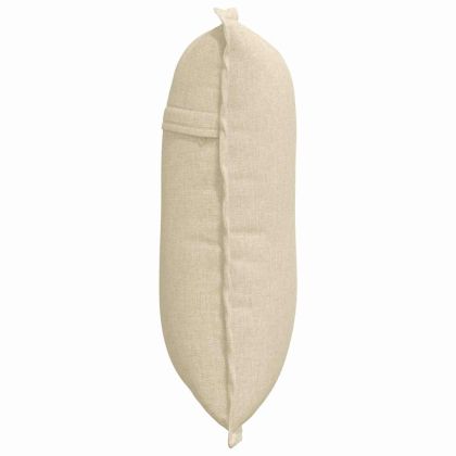 Възглавница за гръб Крем 50 x 19 x 45 см текстил