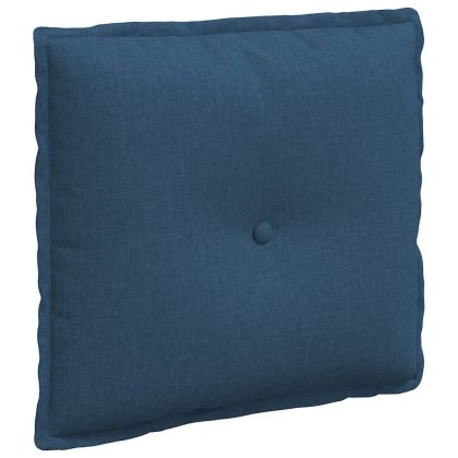 Възглавница за гръб Синьо 50 x 19 x 45 см текстил