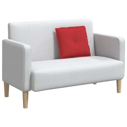 Възглавница за гръб Червено 50 x 19 x 45 см текстил