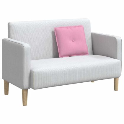 Възглавница за гръб Розово 50 x 19 x 45 см текстил