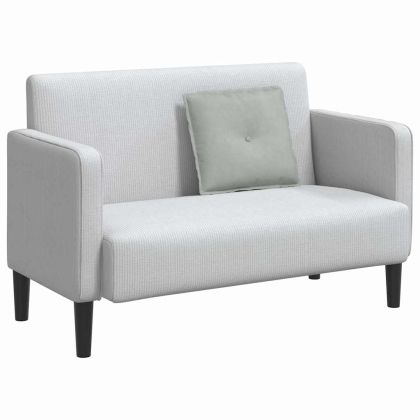 Възглавница за гръб Светлосиво 50 x 45 см Кордюрова тъкан