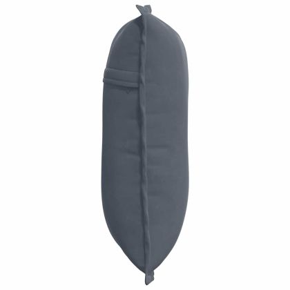 Възглавница за гръб Тъмен сив 50 x 45 см Кордюрова тъкан