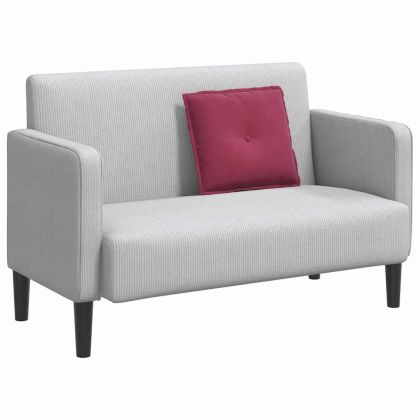 Възглавница за гръб Виненочервен 50 x 45 см Кордюрова тъкан