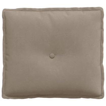 Възглавница за гръб Таупе 50 x 45 см Микрофибърна тъкан