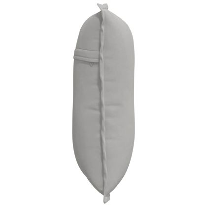 Възглавница за гръб Светлосиво 50 x 45 см Микрофибърна тъкан