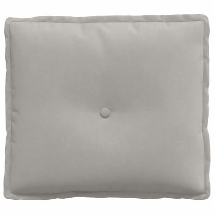 Възглавница за гръб Светлосиво 50 x 45 см Микрофибърна тъкан