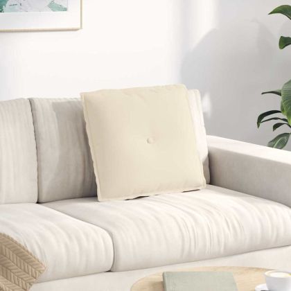 Възглавница за гръб Бежово 50 x 45 см Микрофибърна тъкан