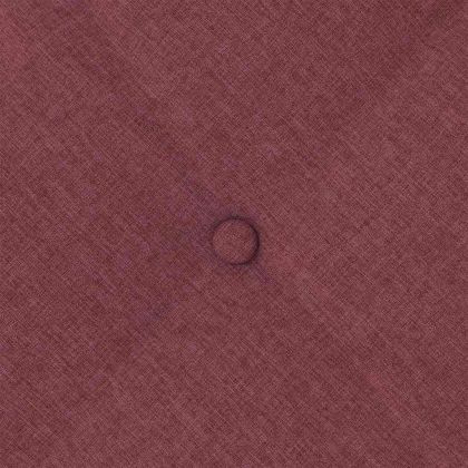 Възглавница за гръб Виненочервен 60 x 19 x 50 см текстил