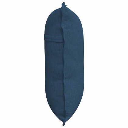 Възглавница за гръб Синьо 60 x 19 x 50 см текстил