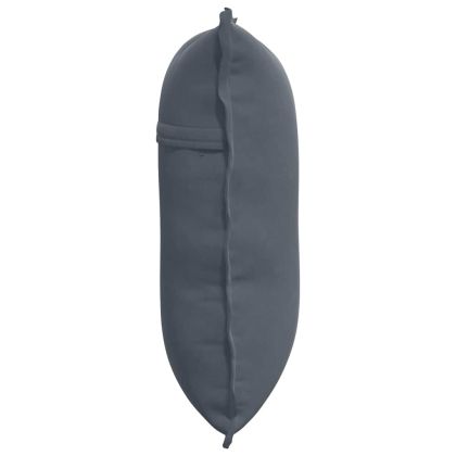 Възглавница за гръб Тъмен сив 60 x 50 cm Кордюрова тъкан