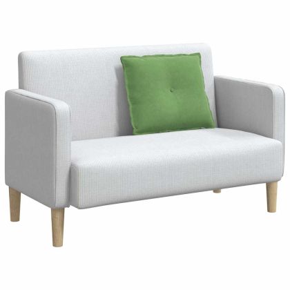 Възглавница за гръб Светло зелено 60 x 50 cm Кордюрова тъкан