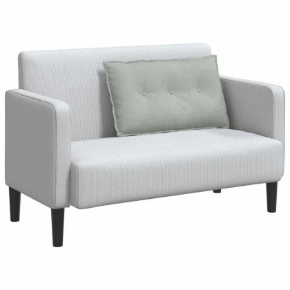 Възглавница за гръб Светлосиво 80 x 50 cm Кордюрова тъкан