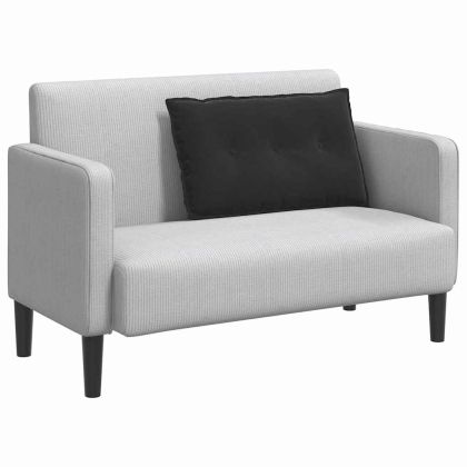 Възглавница за гръб Черно 80 x 50 cm Кордюрова тъкан